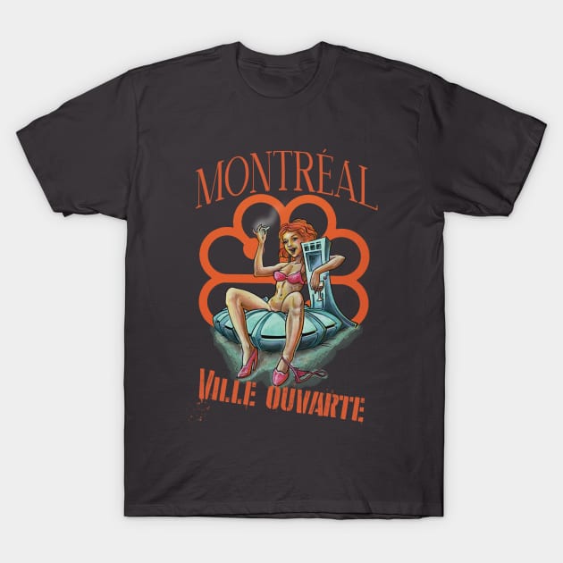 montreal ville ouvarte T-Shirt by Paskalamak